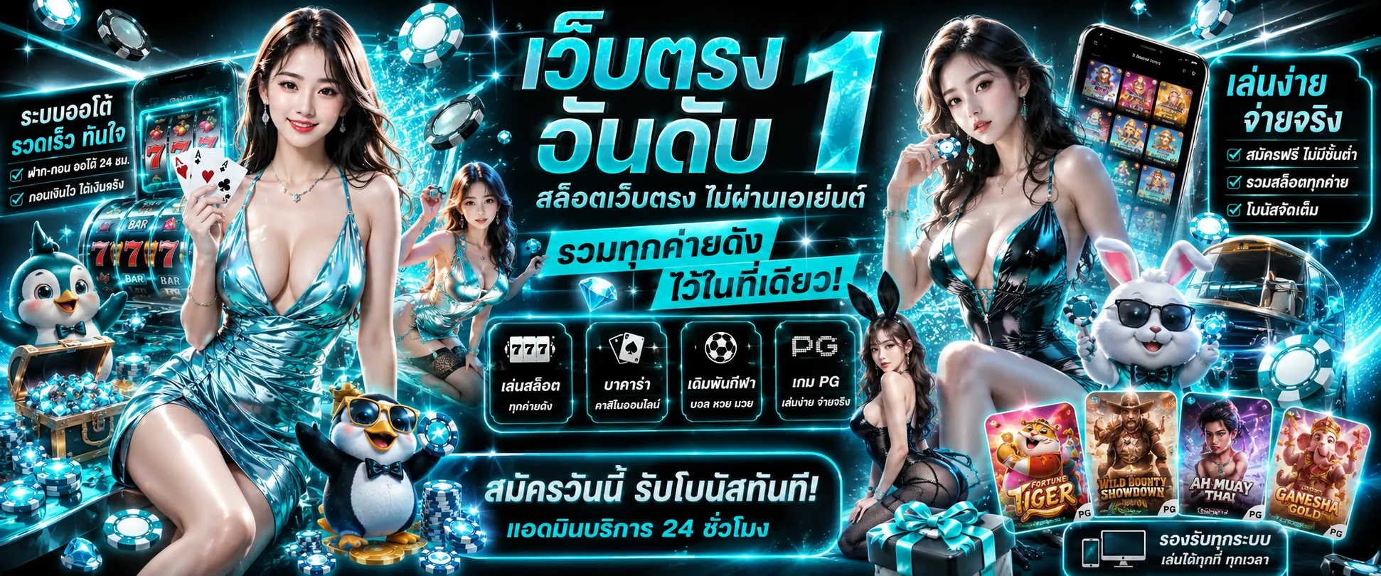 รวมสล็อตออนไลน์เว็บตรงค่ายดังกว่า 20 ค่ายบน GREAT168